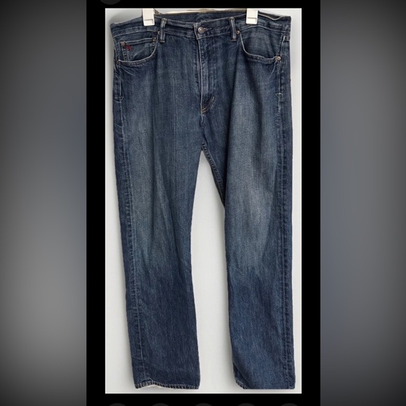 Vintage Ralph Lauren Polo Jeans Blue Classic 867 Straight Denim Men’s 35x32
